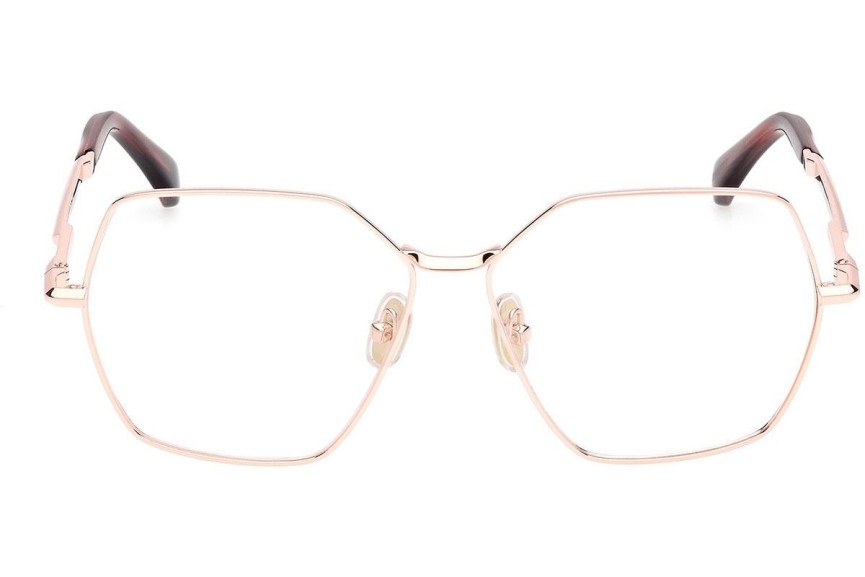 Brillen Max Mara MM5154 033 Quadratisch Gold