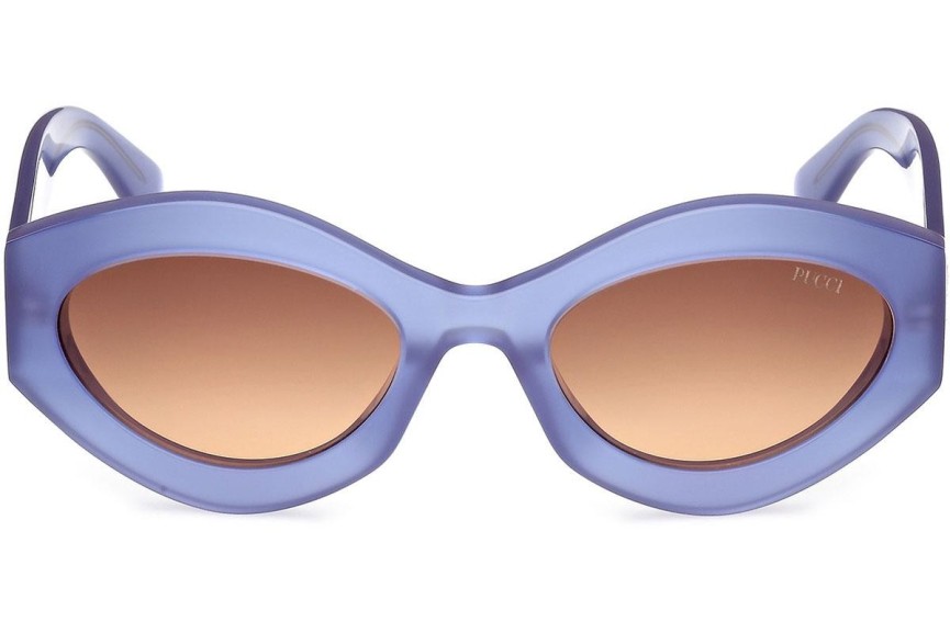 Sonnenbrille Emilio Pucci EP0227 90F Oval Blau