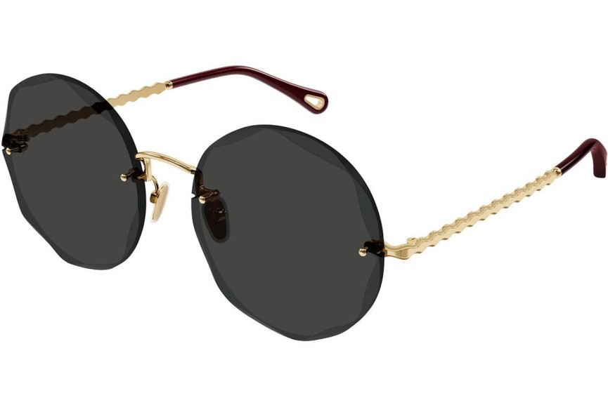 Sonnenbrille Chloe CH0254S 001 Rund Gold