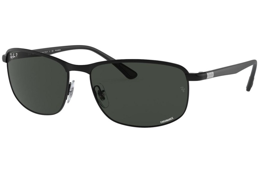 Sunglasses Ray-Ban Chromance Collection RB3671CH 186/K8 Polarized Rechteck Schwarz