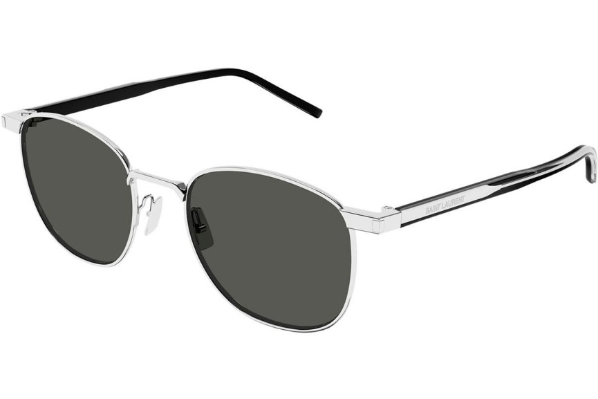 Sonnenbrille Saint Laurent SL747 007 Quadratisch Silber