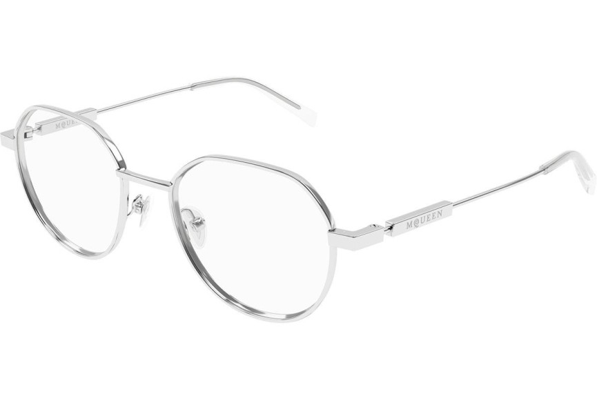 Brillen Alexander McQueen AM0479O 001 Rund Silber