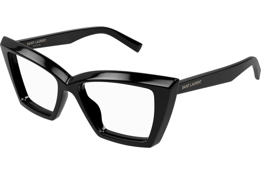 Brillen Saint Laurent SL657OPT 001 Cat Eye Schwarz