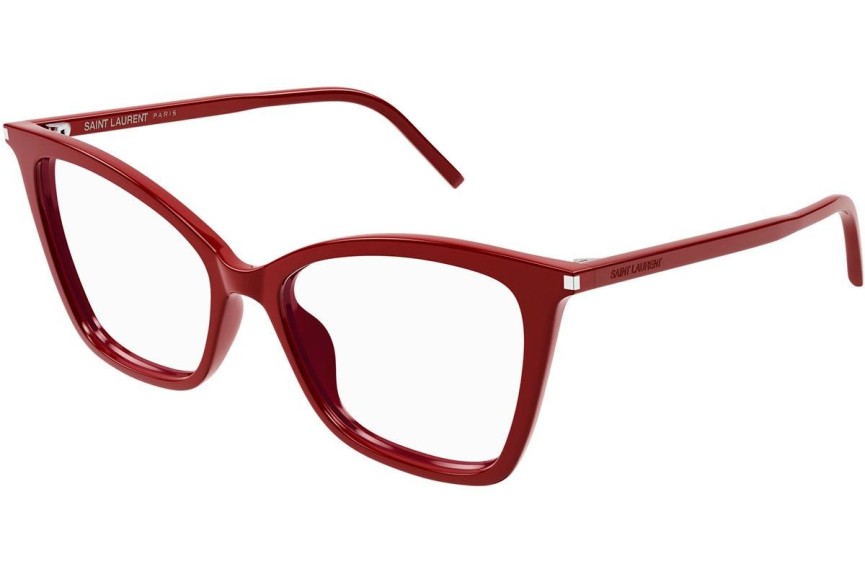 Brillen Saint Laurent SL386 015 Cat Eye Rot