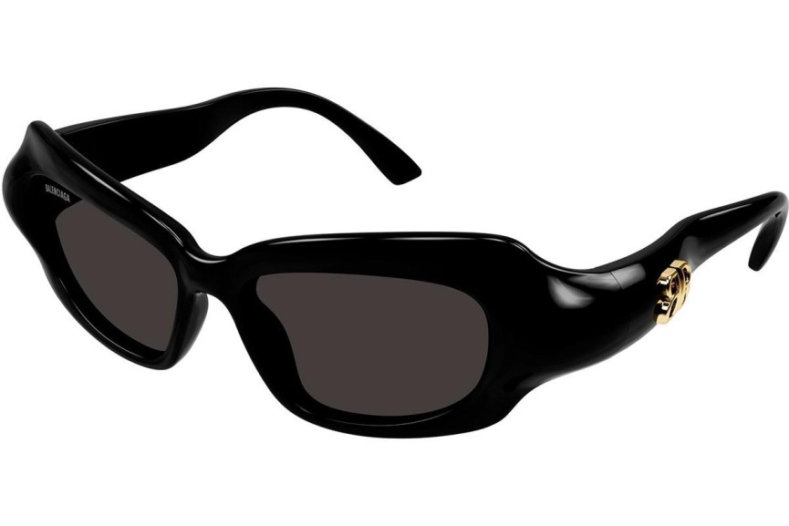 Sonnenbrille Balenciaga BB0354S 001 Cat Eye Schwarz