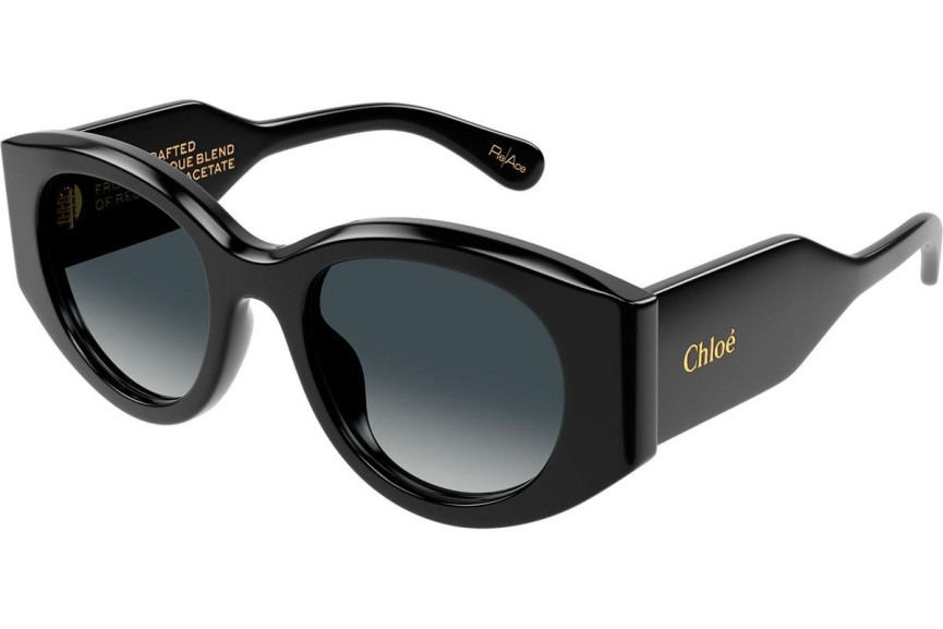 Sonnenbrille Chloe CH0251S 001 Rund Schwarz