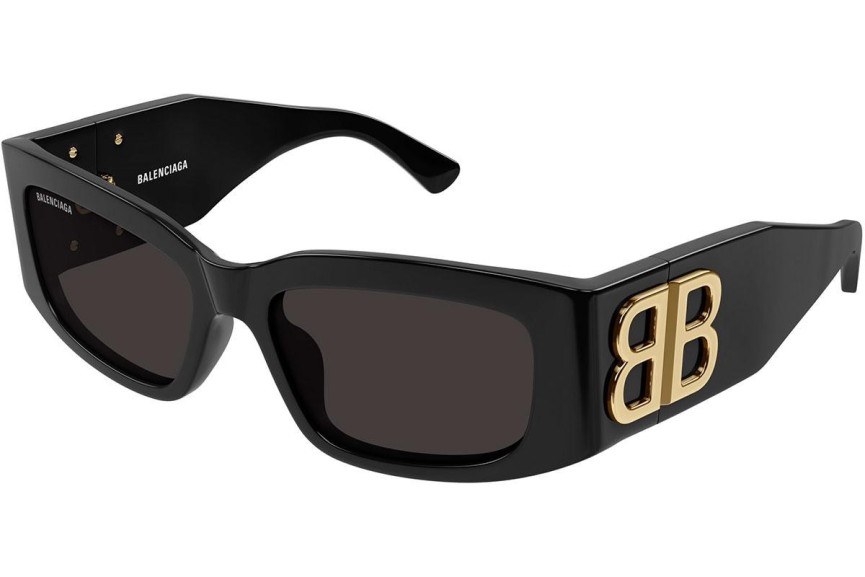 Sonnenbrille Balenciaga BB0360S 005 Rechteck Schwarz