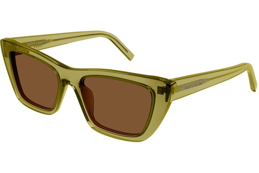 Sonnenbrille Saint Laurent SL276MICA 059 Cat Eye Grün