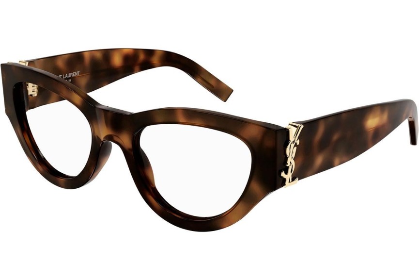 Brillen Saint Laurent SLM94OPT 002 Cat Eye Havanna