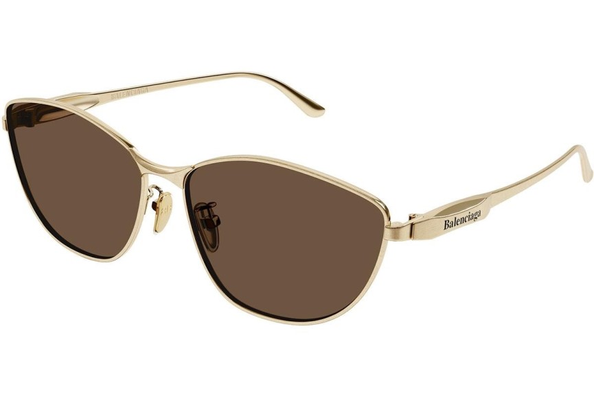 Sonnenbrille Balenciaga BB0358SK 003 Cat Eye Gold