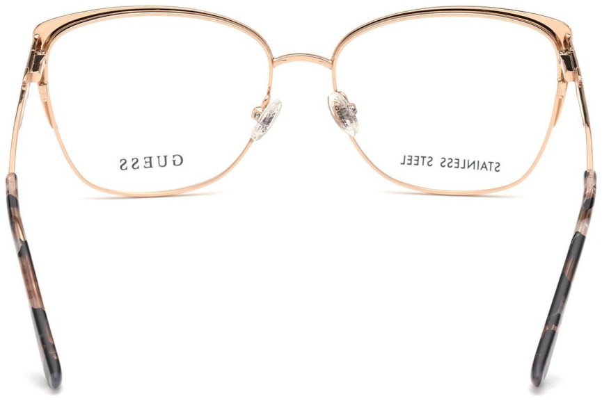 Glasses Guess GU2814 058 Quadratisch Gold