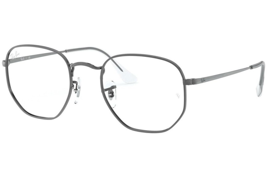 Glasses Ray-Ban Hexagonal RX6448 2502 Quadratisch Silber