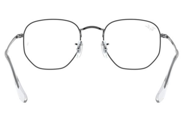 Brillen Ray-Ban Hexagonal RX6448 2502 Quadratisch Silber