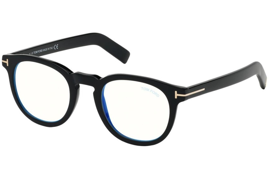 Glasses Tom Ford FT5629-B 001 Rund Schwarz