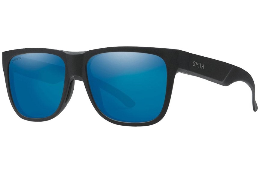 Sunglasses Smith LOWDOWN2 003/QG Polarized Quadratisch Schwarz