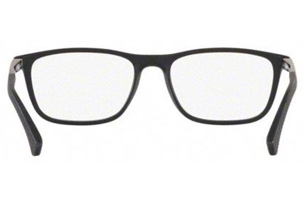 Glasses Emporio Armani EA3069 5001 Quadratisch Schwarz