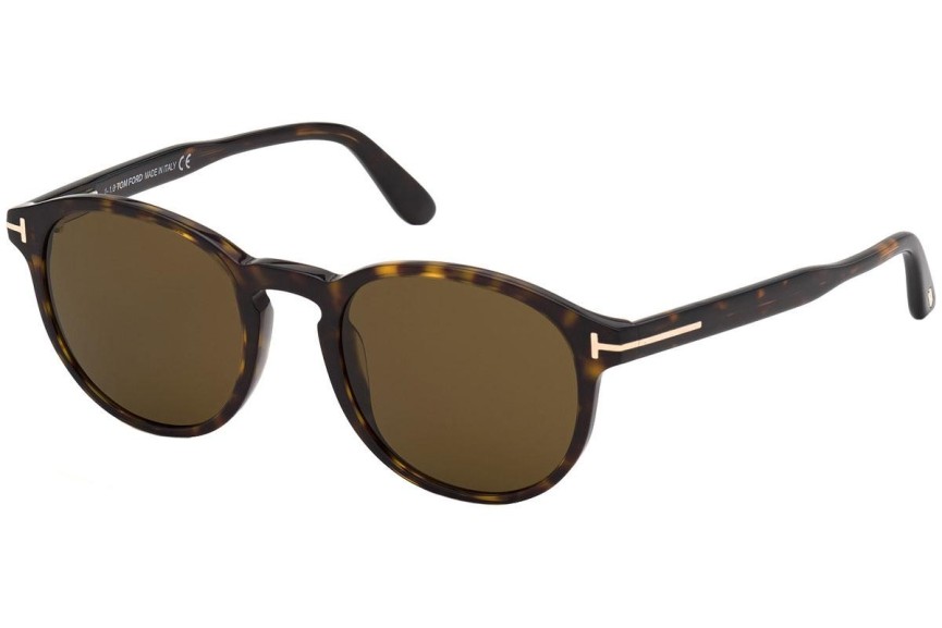 Sonnenbrille Tom Ford FT0834 52J Rund Havanna