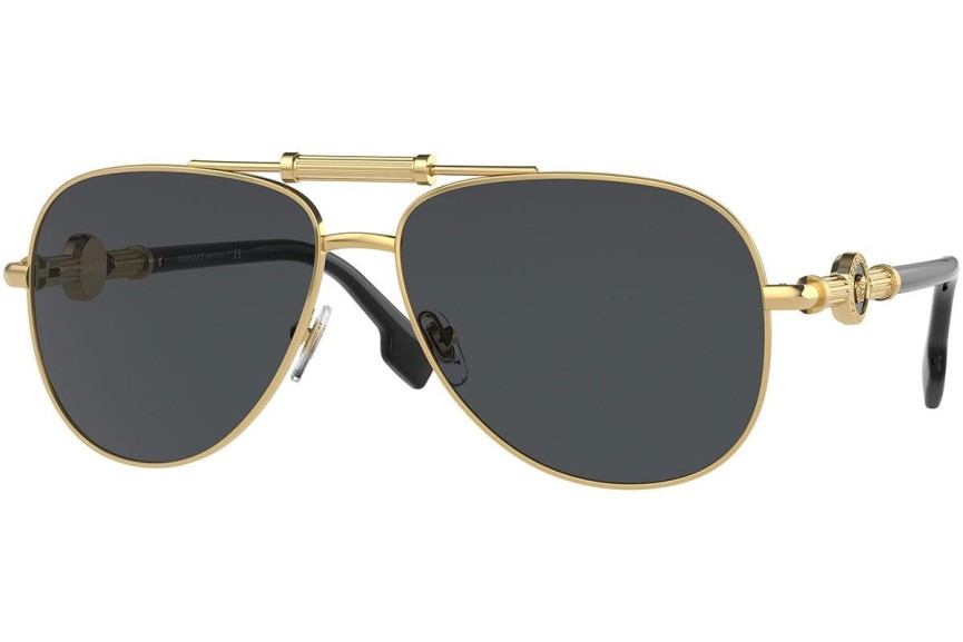 Sonnenbrille Versace Medusa Polis VE2236 100287 Pilot Gold