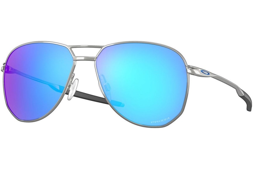 Sonnenbrille Oakley Contrail OO4147-03 Pilot Silber