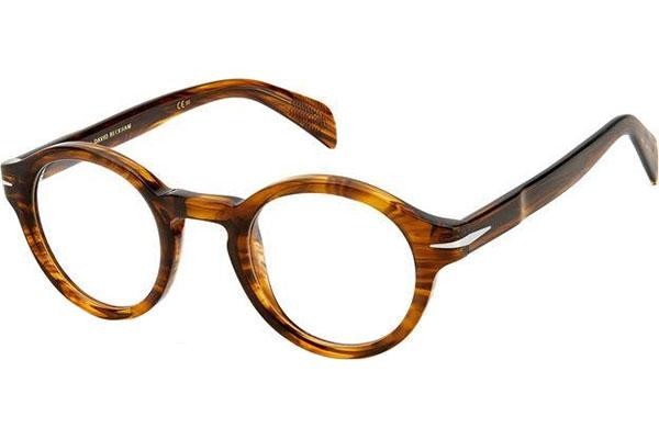 Glasses David Beckham DB7051 EX4 Rund Havanna