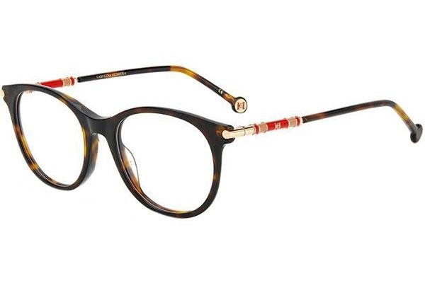 Glasses Carolina Herrera CH0026 086 Rund Havanna