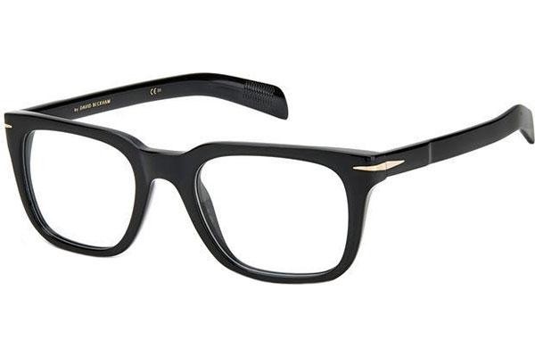 Glasses David Beckham DB7070 807 Quadratisch Schwarz