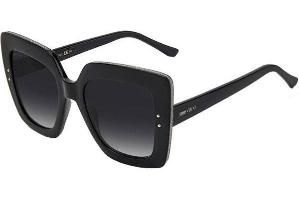 Sunglasses Jimmy Choo AURI/G/S 807/9O Quadratisch Schwarz