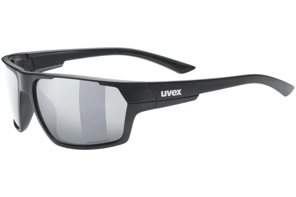 Sunglasses uvex sportstyle 233 P Black Mat S3 Polarized Rechteck Schwarz