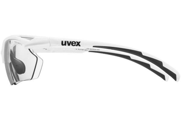 Sonnenbrille uvex sportstyle 802 v small White S1-S3 Rechteck Weiß