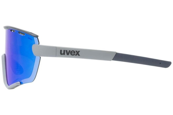 Sunglasses uvex sportstyle 236 set Rhino / Deep Space Mat S3,S0 Monoscheibe | Shield Grau