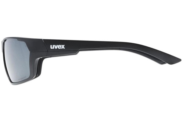 Sonnenbrille uvex sportstyle 233 P Black Mat S3 Polarized Rechteck Schwarz