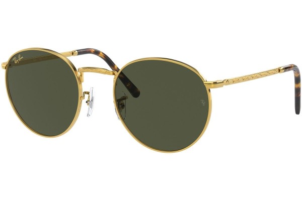 Sonnenbrille Ray-Ban New Round RB3637 919631 Rund Gold