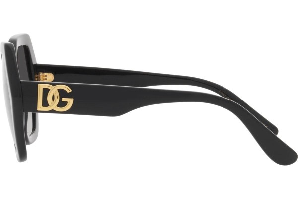 Sonnenbrille Dolce & Gabbana DG4406 501/8G Quadratisch Schwarz