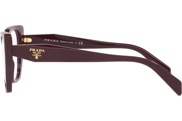 Glasses Prada PR18WV VIY1O1 Quadratisch Rot