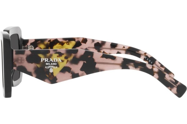 Sonnenbrille Prada PR23YS 1AB5S0 Quadratisch Schwarz