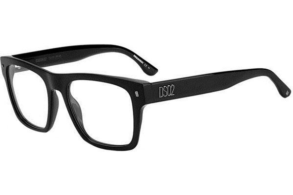 Glasses Dsquared2 D20037 ANS Quadratisch Schwarz