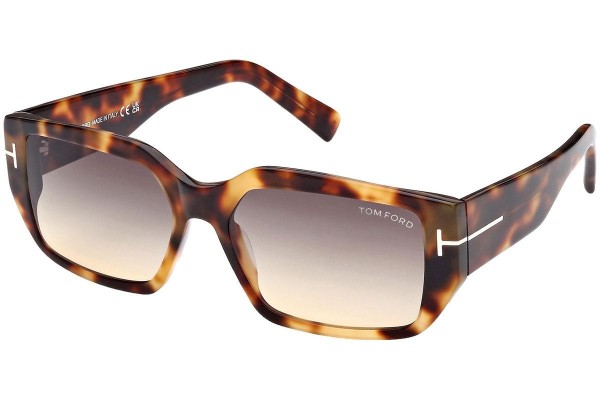 Sunglasses Tom Ford FT0989 55B Quadratisch Havanna