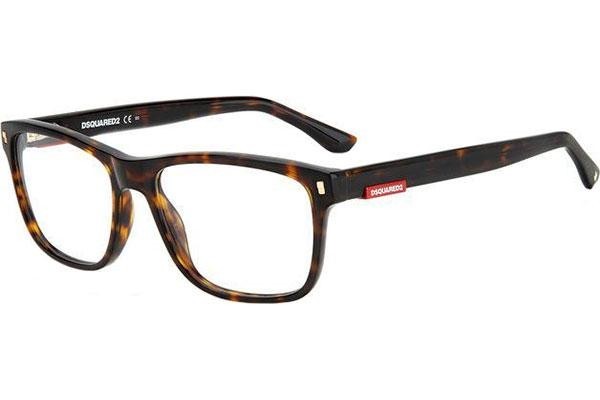 Glasses Dsquared2 D20007 086 Quadratisch Havanna