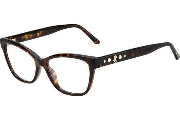 Glasses Jimmy Choo JC334 086 Rechteck Havanna