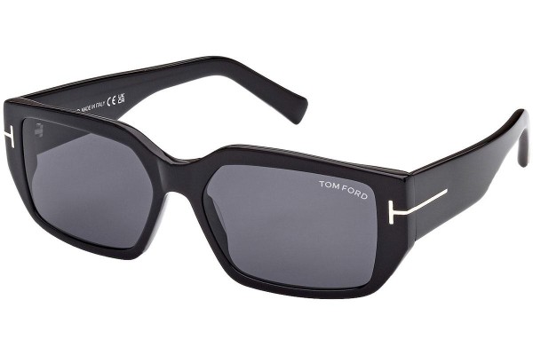 Sonnenbrille Tom Ford FT0989 01A Quadratisch Schwarz