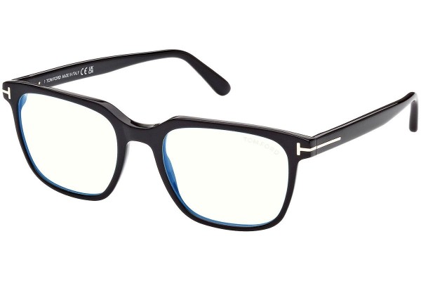 Glasses Tom Ford FT5818-B 001 Quadratisch Schwarz