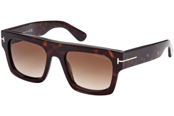 Sunglasses Tom Ford Fausto FT0711 52F Flat Top Havanna