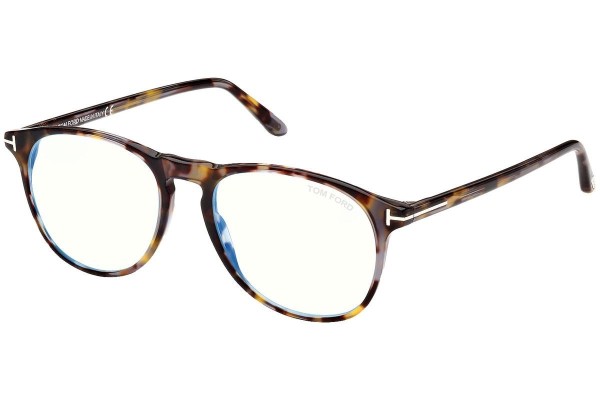 Brillen Tom Ford FT5805-B 055 Rund Havanna