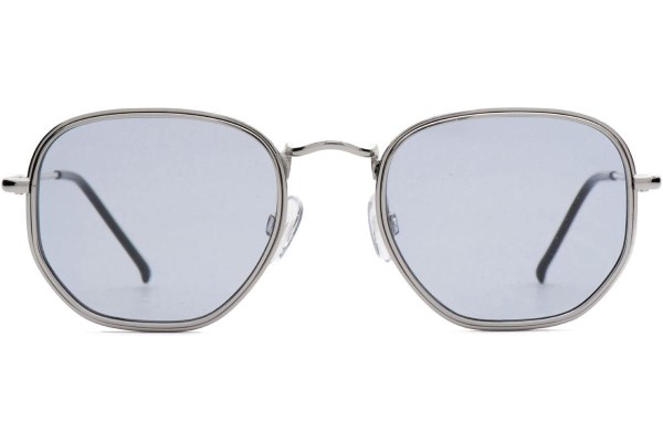 Sonnenbrille OiO by eyerim Comet Silver Blue Quadratisch Silber