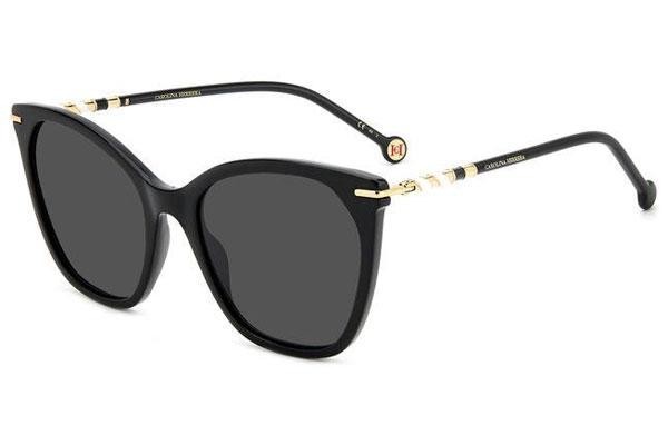 Sunglasses Carolina Herrera HER0091/S 807/IR Cat Eye Schwarz