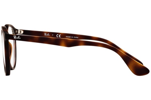 Glasses Ray-Ban Erika Optics RX7046 5365 Quadratisch Havanna