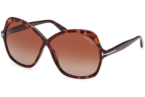 Sunglasses Tom Ford FT1013 52F Cat Eye Havanna