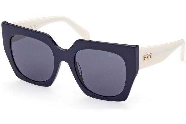 Sonnenbrille Emilio Pucci EP0197 90V Quadratisch Blau