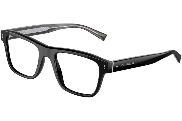 Glasses Dolce & Gabbana DG3362 501 Quadratisch Schwarz