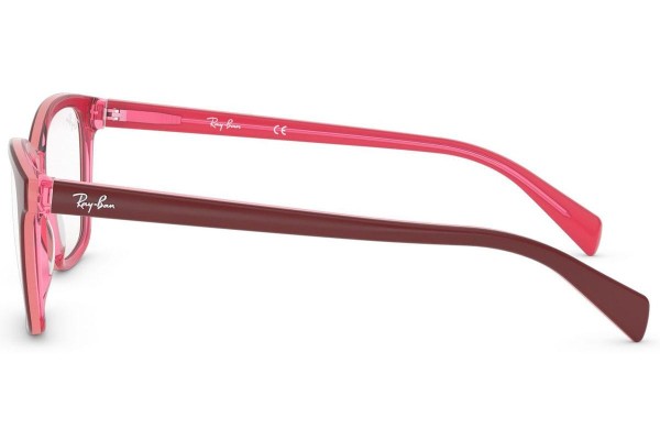 Brillen Ray-Ban RX5362 5777 Quadratisch Rot